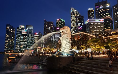 Singaporen jokiristeily ja kaupungin yökävelykierros