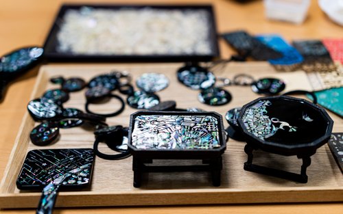 영롱한 자개소반 미니어처 만들기