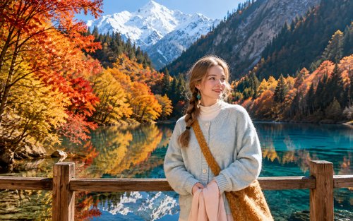 Sichuan Jiuzhaigou Huanglong High-Speed Rail Round Trip Pure Play 2-Day Tour (Optional English-Speaking Private Tour)