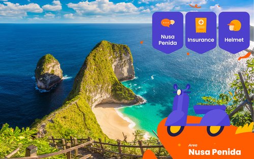 Aluguel de Motocicletas na Área de Nusa Penida