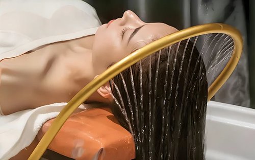 Mu Siji Water Circulation Head Therapy. Facial Cleansing. Massage SPA