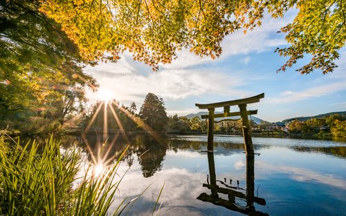 九州｜太宰府＆由布院＆別府地獄めぐり＆由布岳 1日観光ツアー（かまど地獄入場券付き）