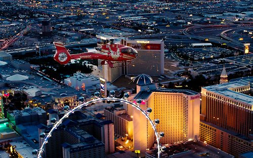 拉斯维加斯大道亮点直升机飞行体验