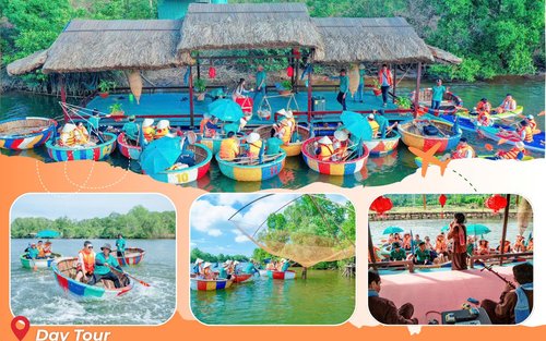 Bamboo Basket Boat Tour in Phu Quoc
