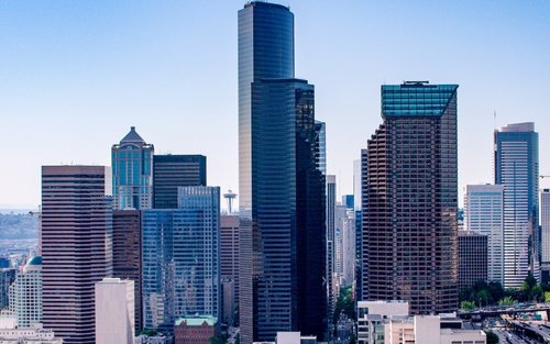 Toegang tot Sky View Observatory in Seattle