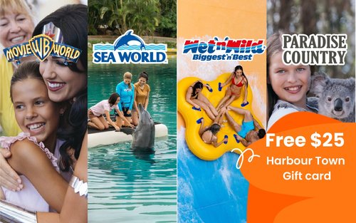 Pass multijours Movie World, Sea World, Wet''Wild Gold Coast