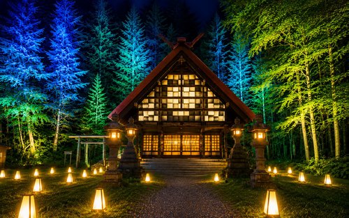 Tur de o zi întreagă la cele 8 minuni naturale din Sapporo cu iluminare nocturnă