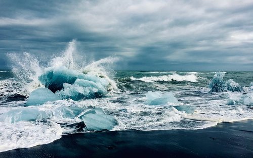 Excursión por la costa sur, la playa Diamante y Jokulsarlon desde Reikiavik