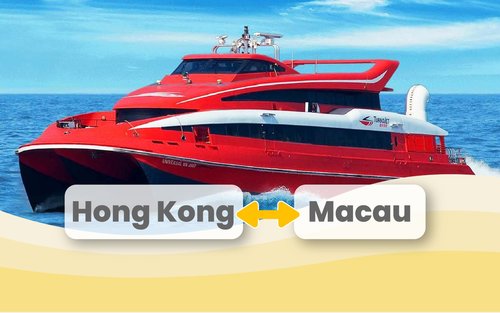TurboJET Fährkarten Hongkong-Macau Hin- und Rückfahrt 