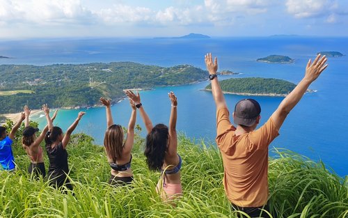 Phuket Black Rock and Karon View Point Hiking Tour