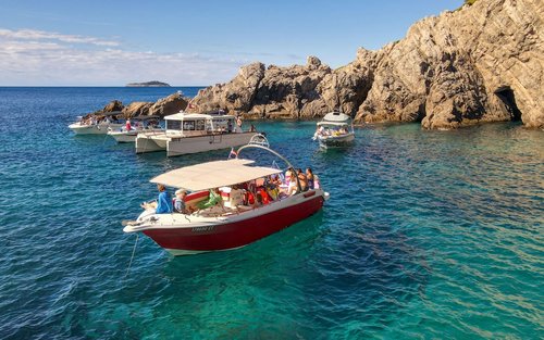  Elaphiti islands and Blue cave snorkeling
