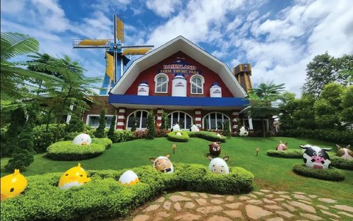 Parcul tematic Dairyland Farm Puncak din Bogor