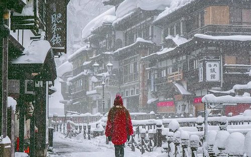 銀山温泉・蔵王の樹氷 2日間ロマンチックツアー