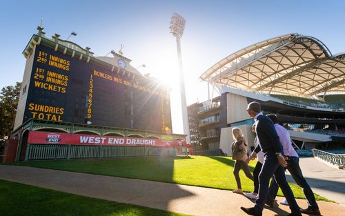 Prohlídka stadionu Adelaide Oval