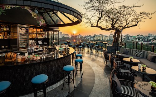 Terraco Sky Bar Cocktails & City Views in Hanoi