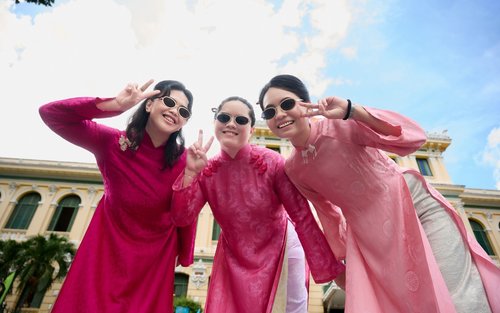 Beauté intemporelle dans une séance photo professionnelle en Ao Dai par Gao Nau Studio