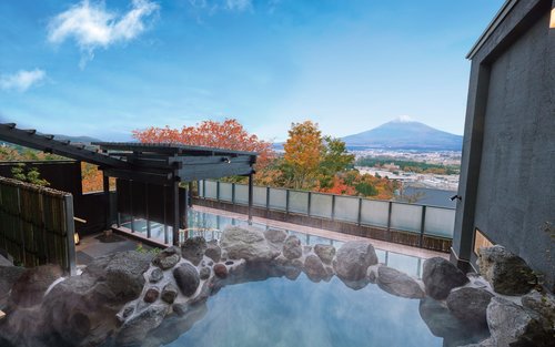 Konohana no Yu Day-Use Hot Spring with Mt. Fuji Views