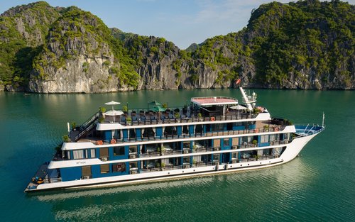 Crociera Rosy 2D1N: Tour della Baia di Ha Long e della Baia di Lan Ha 