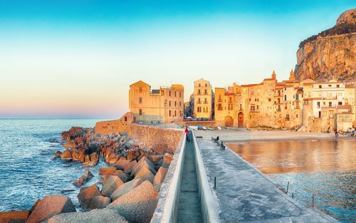 Monreale Majesty, Cefalù Coast & Mondello Private Tour from Palermo