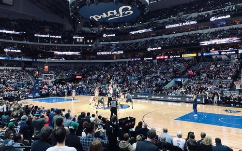 Dallas Mavericks Basketball Game at American Airlines Center