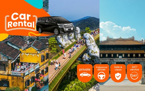 다낭에서 바나힐, 호이안, 후에, 빈원더 남호이안, 탄타이산, 미카즈키 리조트까지 프라이빗 이동