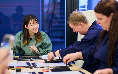 Tokyo: Shinjuku Calligraphy Workshop & T-Shirt Creation