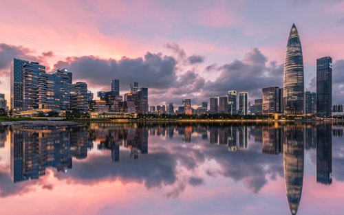 Shenzhen Futian Private Night Cycling Tour and Nightscape Photography