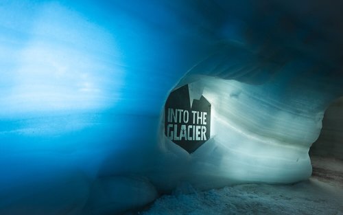 Into the glacier