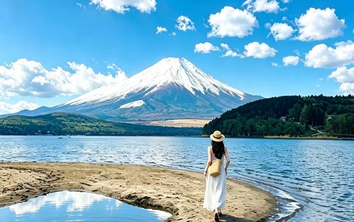 Mount Fuji seasonal limited check-in, must-visit one-day tour for influencers: Mount Fuji Scenic Train & Lake Kawaguchiko & Arakurayama Sengen Park & Hikawa Clock Shop (multiple routes available)