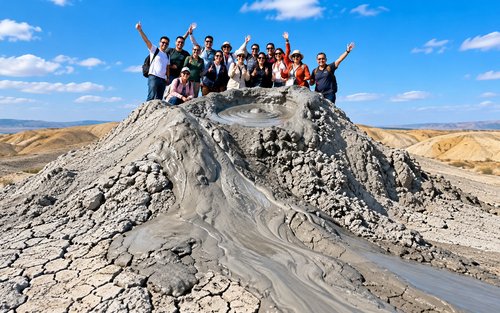 From Baku: Gobustan, Mud Volcanoes & Fire Temple Tour