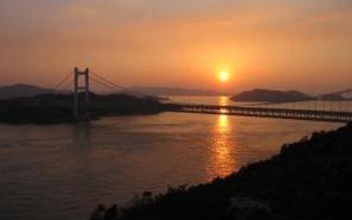 岡山県 鷲羽山夕景鑑賞バス乗車券