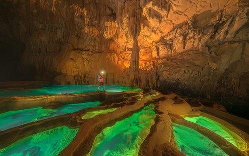 Excursió de càmping i senderisme 3D2N: Exploració del sistema de coves Hung Thoong