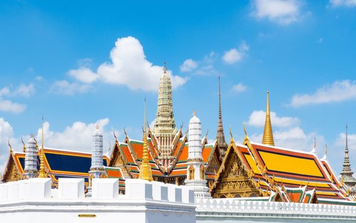 Půldenní prohlídka Malé skupiny: Velký palác, Wat Pho a Wat Arun