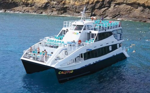 Molokini & Turtle Town Snorkel Adventure Aboard Calypso Catamaran