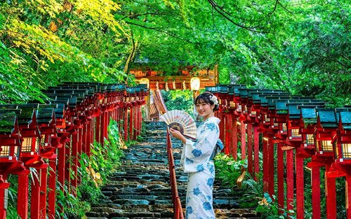 Excursão de um dia a Arashiyama em Quioto, Sanzen-in e Santuário de Kifune