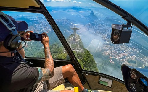 Helicopter Flight Experience Over Christ the Redeemer