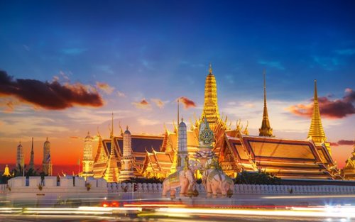 Soukromá noční prohlídka Velkého paláce: Wat Pho, Tha Maharaj, Khao San