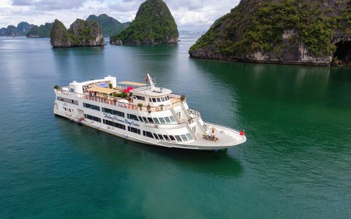 Crociera di un giorno per principesse: Tour della Baia di Ha Long con Sung Sot e Ti Top