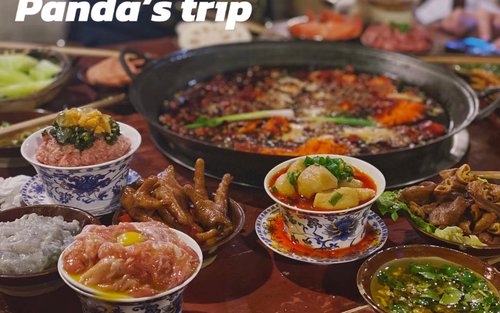 Chongqing hot pot v obytných budovách a magický životní zážitek 8D