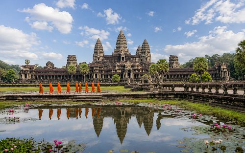 Angkor Wat Full Day Tour with Monk Blessing
