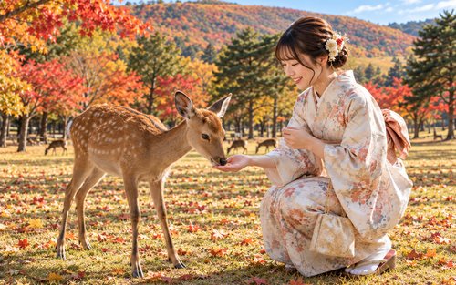 Jednodniowa wycieczka do bambusowego lasu Arashiyama, małych jeleni w parku Nara i bram torii Fushimi Inari Taisha (wyjazd z Osaki/Kioto)