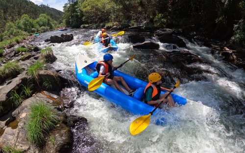 Cano-Rafting in the Paiva River, close to Porto