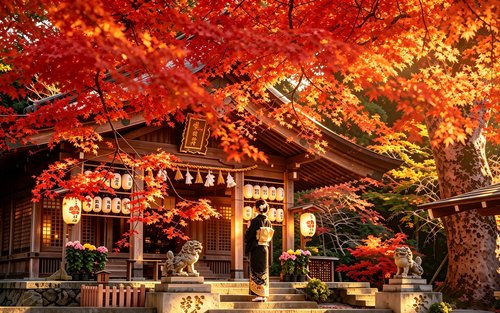 (Edició limitada de tardor amb dinar inclòs) Excursió d'un dia per veure les fulles vermelles de Kyushu: Kyūnen-an / Santuari de Hibi-yama, Jardí de Mifuneyama, Santuari de Yūtoku Inari (sortida des de Fukuoka)