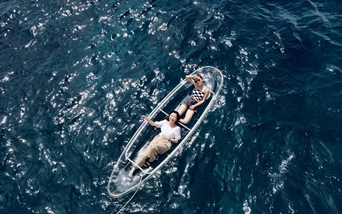 屏東: 小琉球蟹老闆 - 獨木舟 / 透明獨木舟 / SUP (贈拍照及空拍)