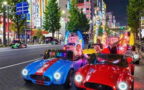 ขับโกคาร์ทเที่ยวโตเกียวในย่านอากิฮาบาระและอาซากุสะ โดย YAHKART
