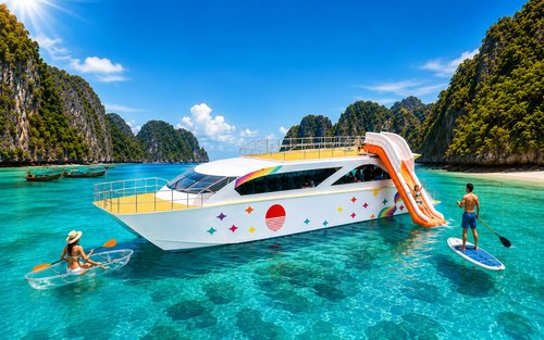 Tur Sehari Penuh Pulau Phuket Phi Phi & Maiton dengan Aktivitas Air