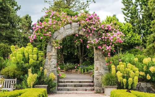 Entrada al Jardí Botànic VanDusen a Vancouver