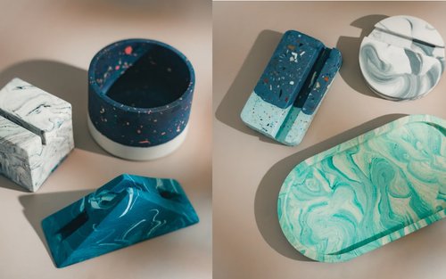 Bengkel Jesmonite oleh Hey Decoupage