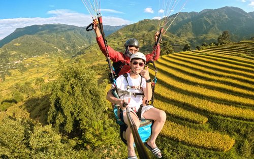 Zážitek z paraglidingu Mu Cang Chai - Ubytování zdarma