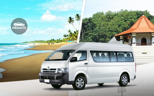 Transferts privés entre Bentota et 8 destinations au Sri Lanka